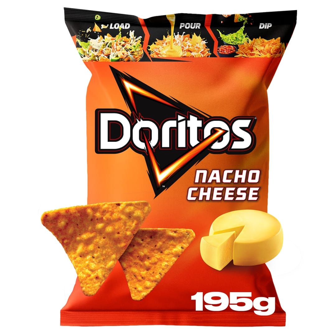 Doritos Nacho Cheese Tortilla Chips 195 g