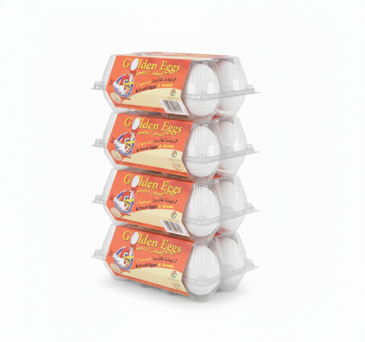 Al Jazira White Eggs Box 6s x 4