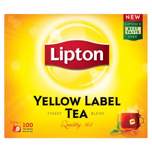 Lipton Yellow Label Tea Bags, 2g, 100 Bags