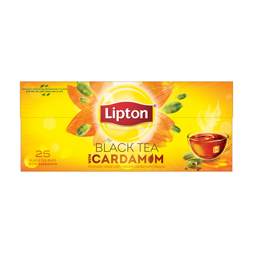Lipton Cardamom Black Tea Bags, 25x2g