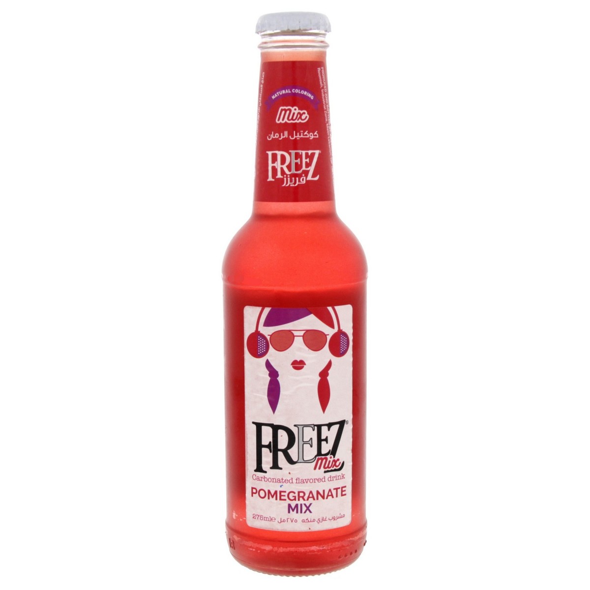 Freez Mix Carbonated Flavored Drink Pomegranate Mix 275ml