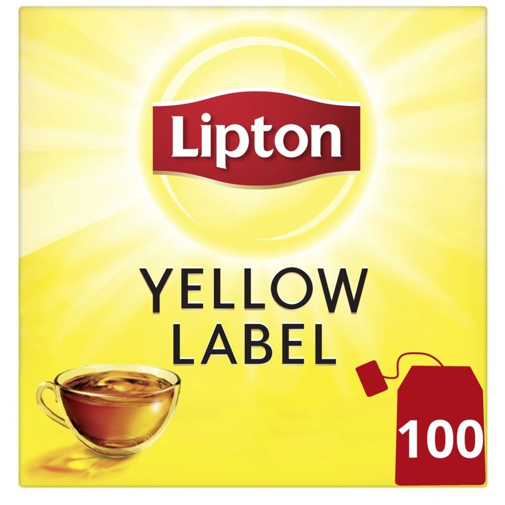 Lipton Yellow Label Black Tea Value Pack 100 Teabags