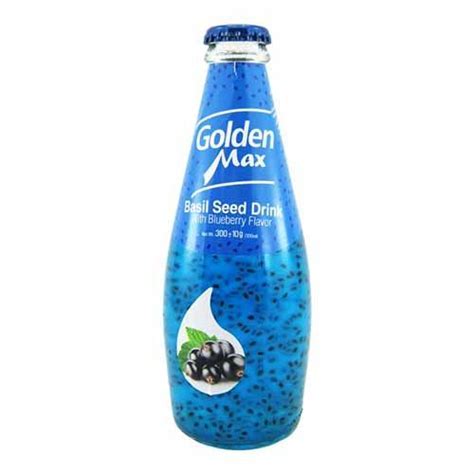 Basil Seed with Blueberry Flavor Drink Golden Max