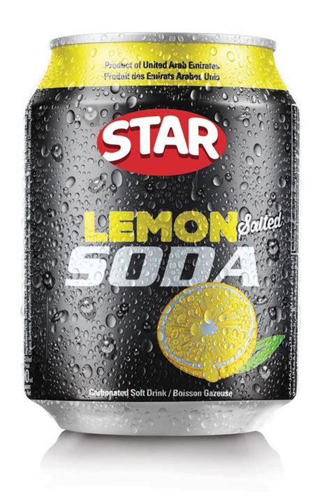 STAR LEMON SODA CANS - 300 ML