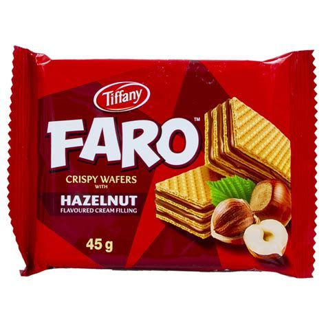 Tiffany Faro Crispy Wafers With Hazelnut 45g