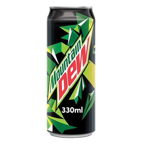 Mountain Dew Soft Drink Can, 330ml