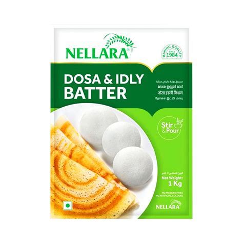 Nellara Instant Idly & Dosa Batter - vegetarian 1 kg